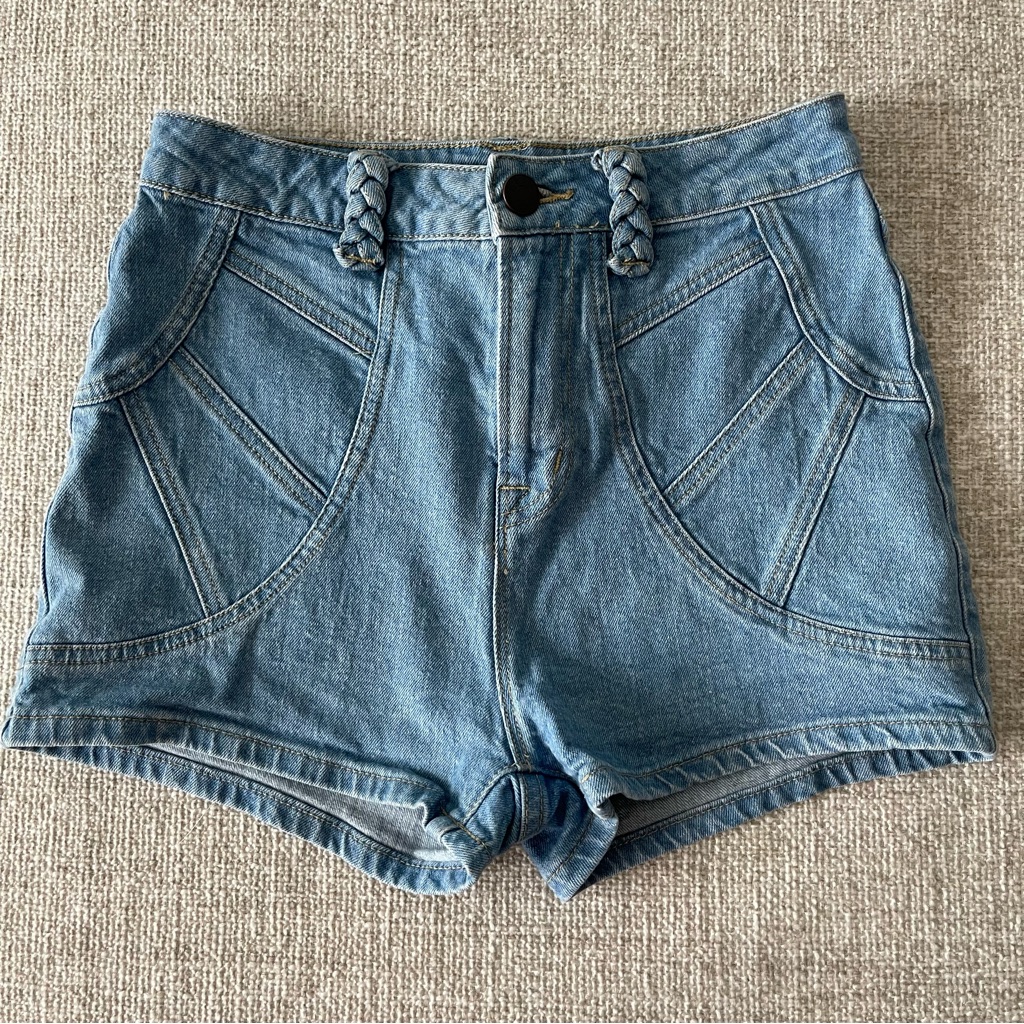Bdg Braided High Waisted Shorts